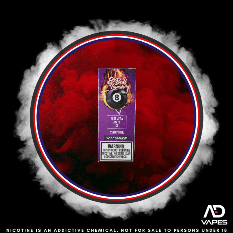 Vape Republic 8Ball Aloe Vera Grape 25mg 30ml