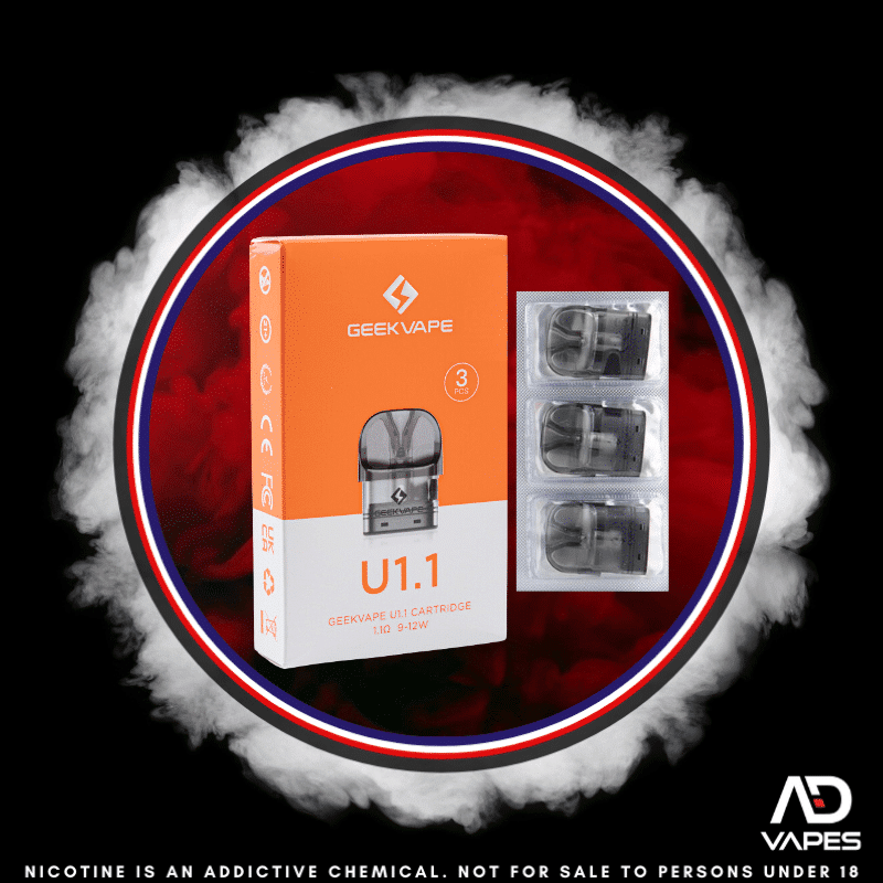Geek Vape U Cartridges 1.1ohm 3 Pack