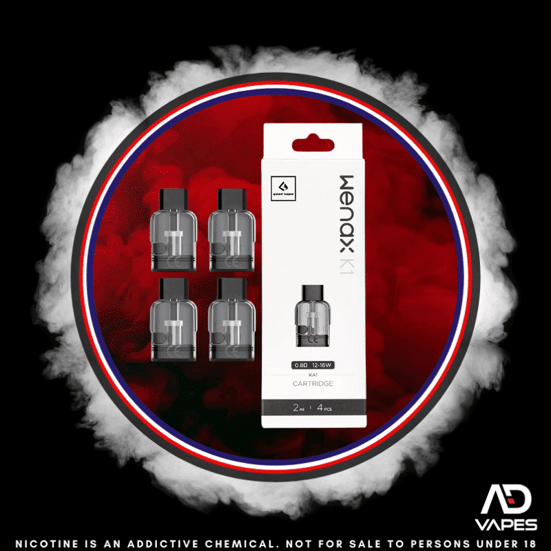 GeekVape Wenax K1 Cartridge 0.8 ohm 2ml 4 Pack