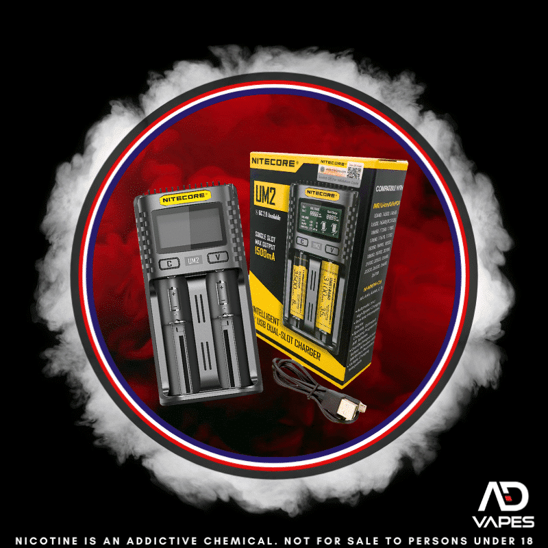 NiteCore UM2 2 Bay Charger