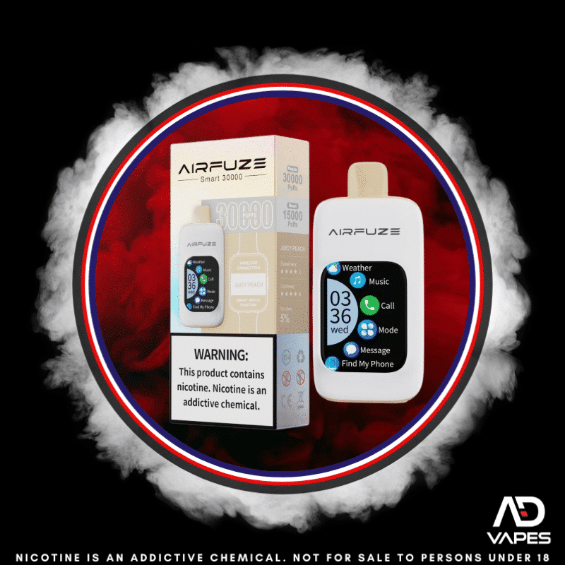 Airfuze Smart Vape 30K 50mg Juicy Peach