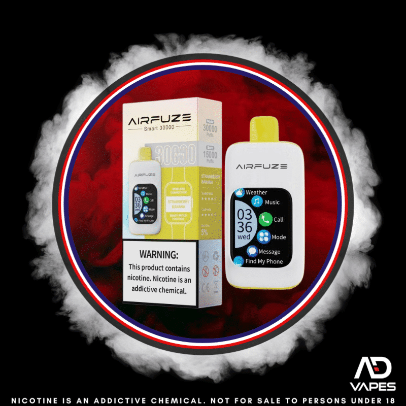 Airfuze Smart Vape 30K 50mg Strawberry Banana