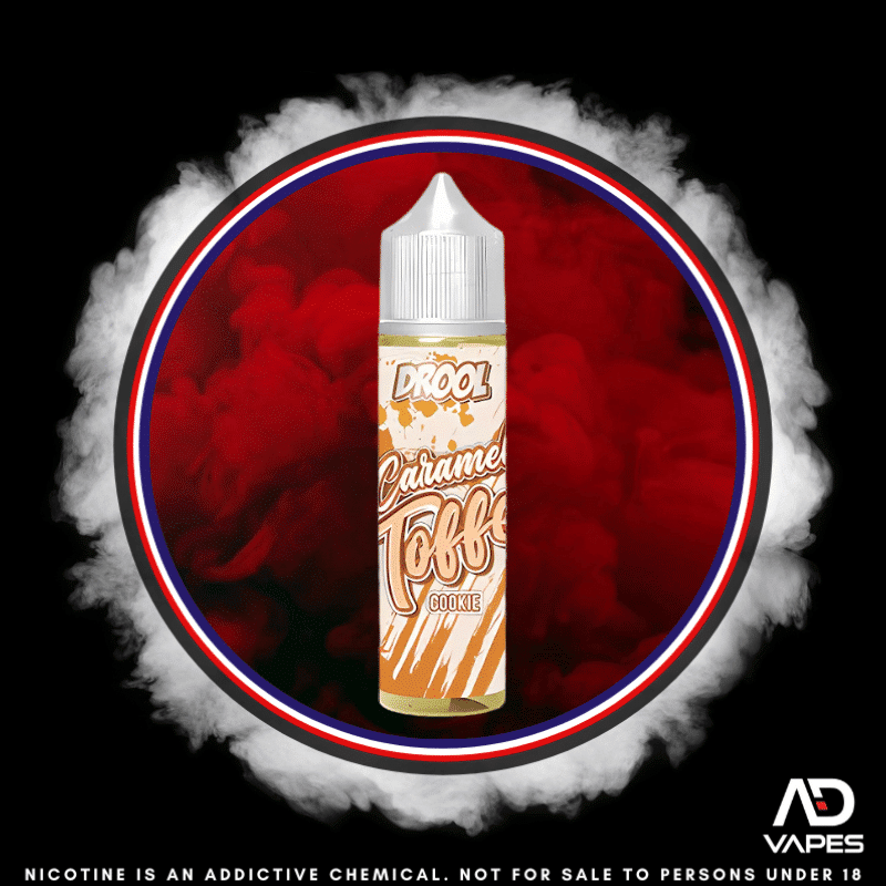 Nostalgia Drool Caramel Toffee Cookie 30ml Flavour Shot Makes 60ml