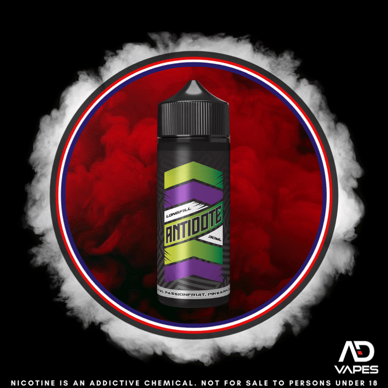GBOM Antidote Kiwi Passionfruit Pineapple 120ml Flavour Shot