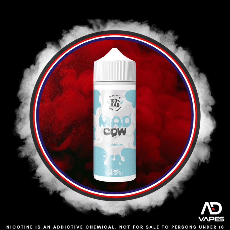 Madcow Bubblegum Milkshake 120ml Flavour Shot
