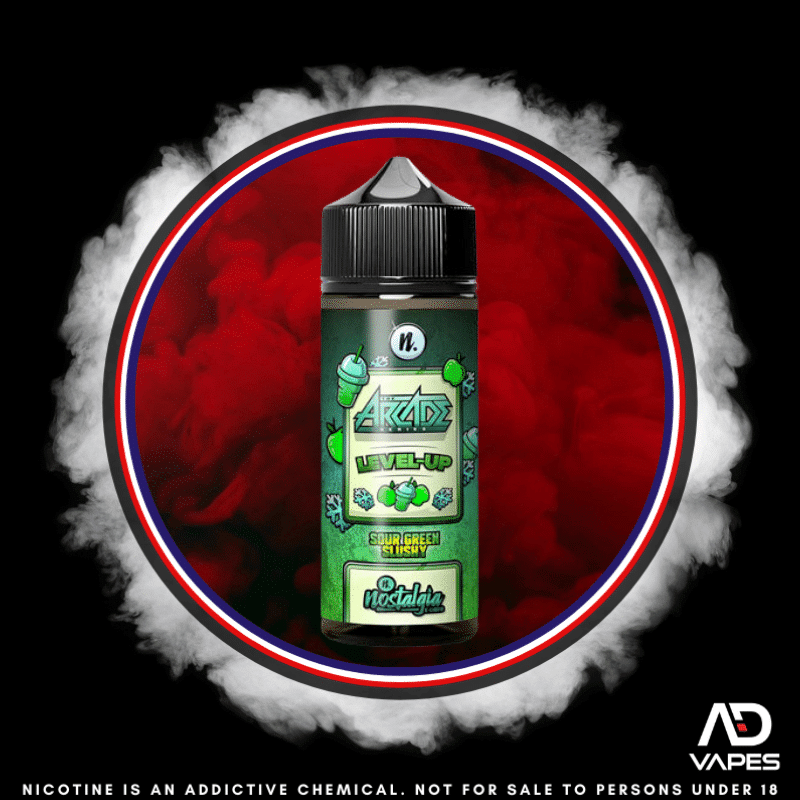 Nostalgia Level Up Sour Green Slushy 120ml Flavour Shot