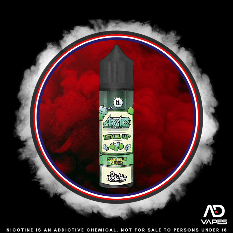 Nostalgia Level Up Sour Green Slushy 30ml Flavour Shot Makes 60ml