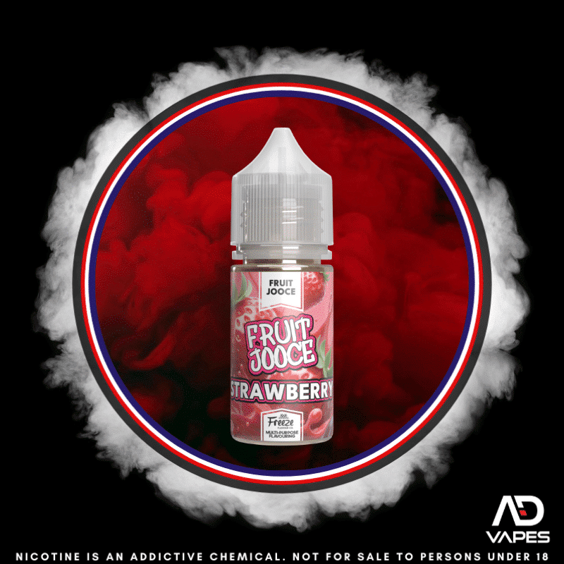 Freeze Vapes Strawberry 30ml Flavour Shot Makes 60ml