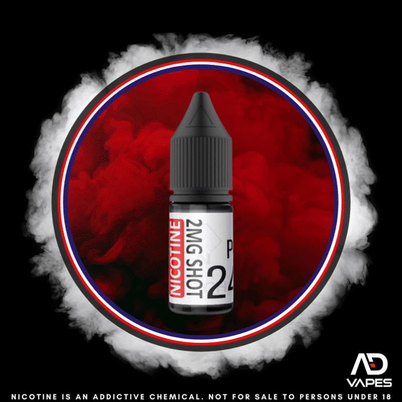 NLI 10ml PG Nic Shot 24mg Makes 2mg 120ml