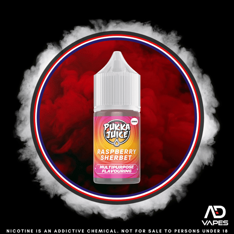 Pukka Juice Raspberry Sherbet 25mg 30ml Longfill Kit