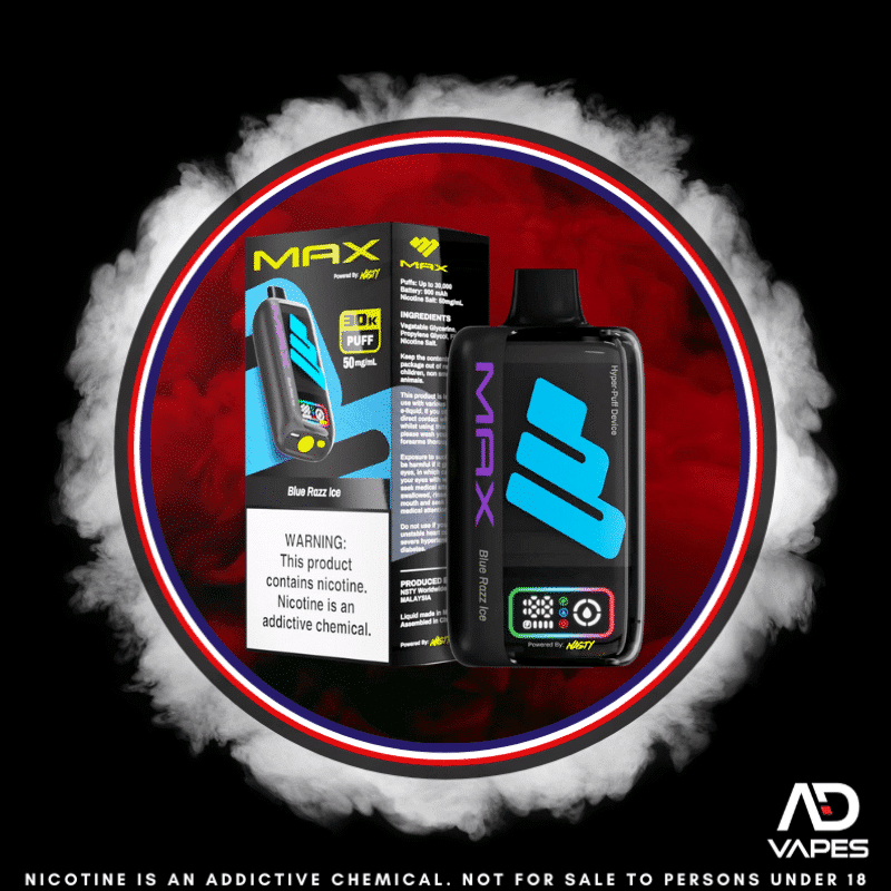 NASTY MAX 30K 50mg Blue Razz Ice
