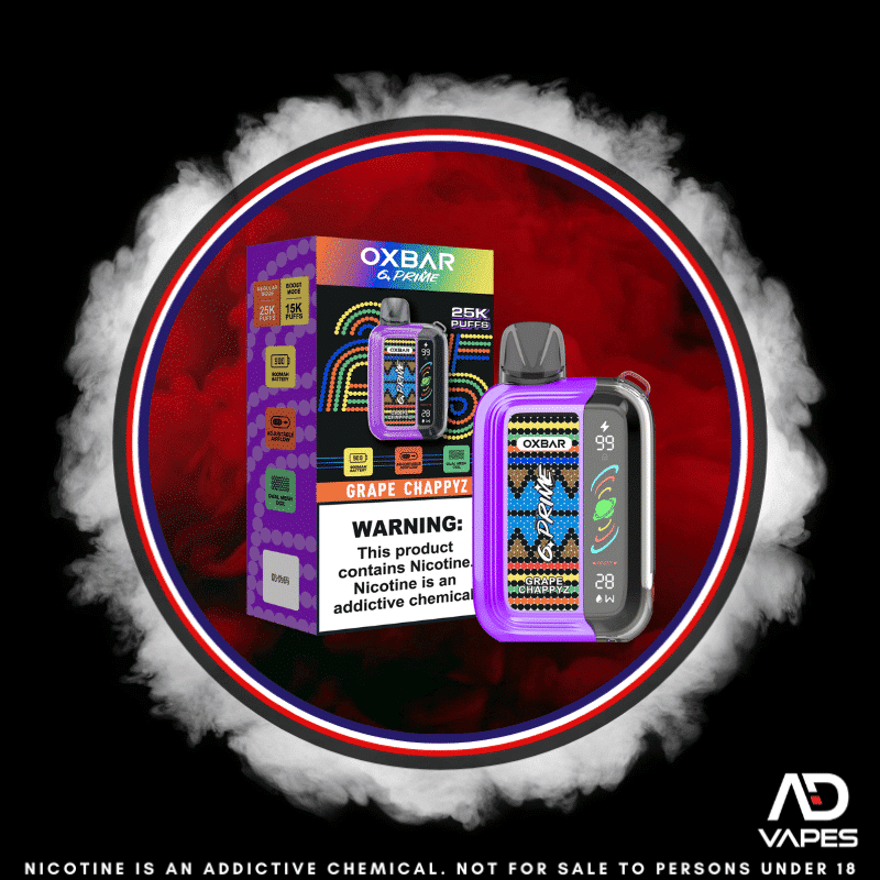 OXBAR G Prime 25K 50mg Grape Chappyz