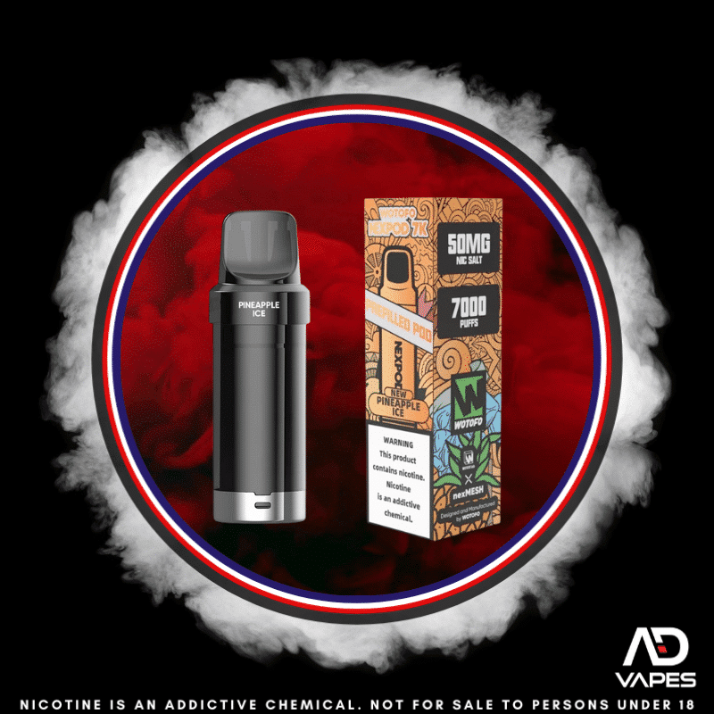 Wotofo Nexpod Replacement Pod 7000 50mg Pineapple Ice