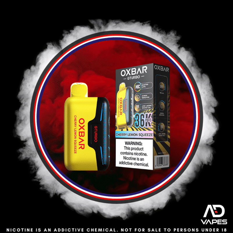 OXBAR GTurbo 36K 50mg Cherry Lemon Squeeze