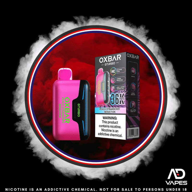 OXBAR GTurbo 36K 50mg Peach Strawberry Seduction