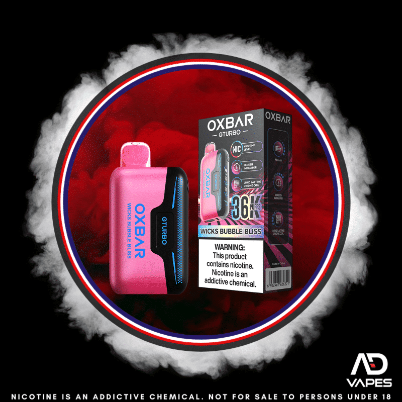 OXBAR GTurbo 36K 50mg Wicks Bubble Bliss