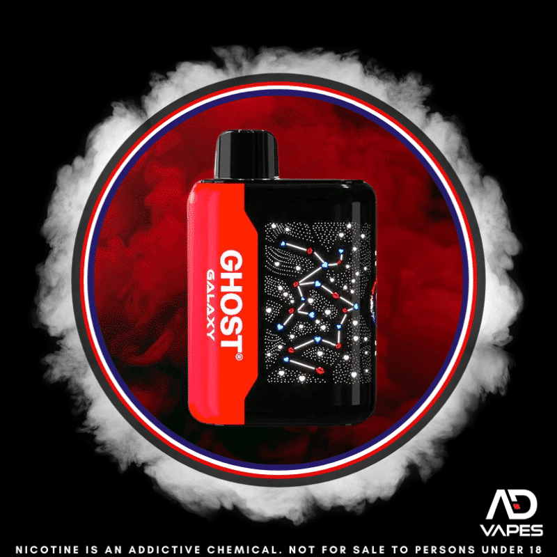 Vapes Bars Ghost Galaxy 25K 35mg Fizzy Cherry Sweets