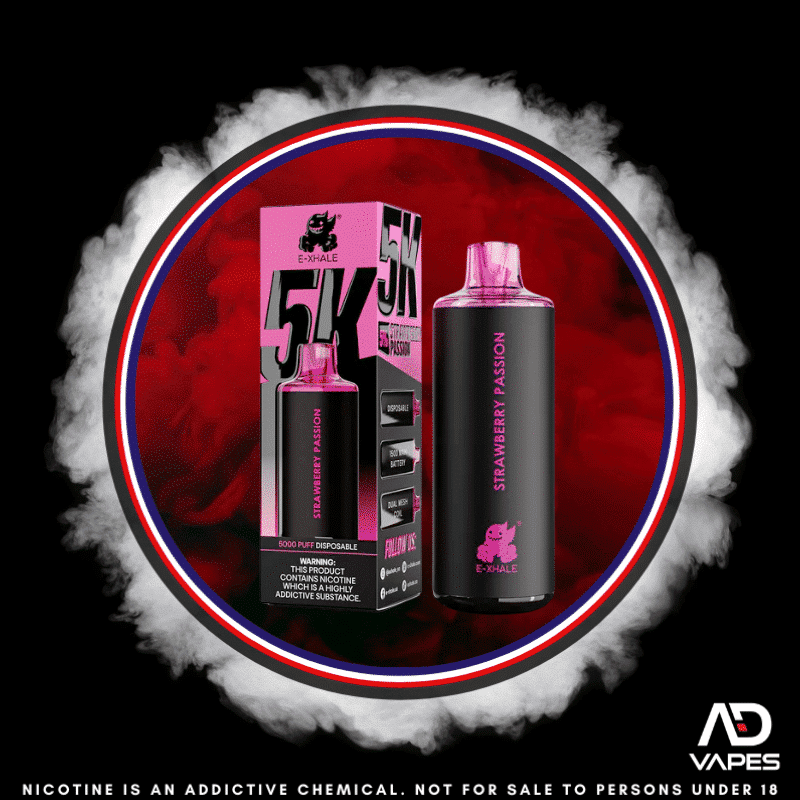 E-Xhale 5000 50mg Strawberry Passion
