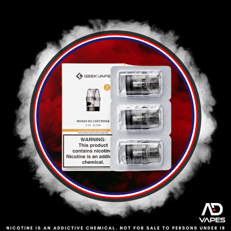 GeekVape Wenax H1 Cartridge 0.7 ohm 3 Pack