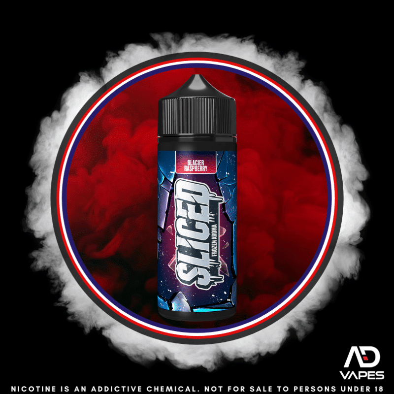 Sliced Glacier Raspberry 120ml Flavour Shot