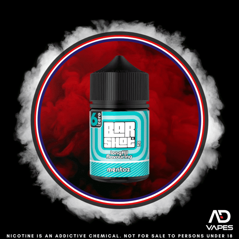 6Zero Bar Shot Mentoz 30ml Flavour Shot Makes 60ml