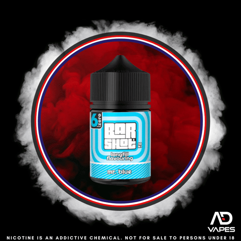 6Zero Bar Shot Mr Blue 30ml Flavour Shot Makes 60ml