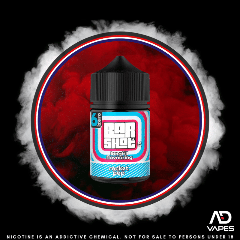6Zero Bar Shot Rocket Pop 30ml Flavour Shot Makes 60ml