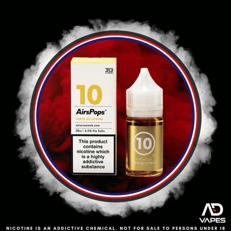 Airscream AirsPops 313 Lemon Tart 40mg 30ml