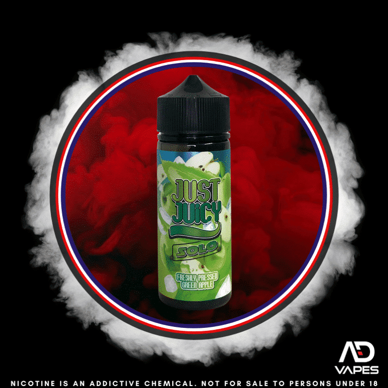 The Hidden Cloud Just Juicy Apple Solo 2mg 120ml