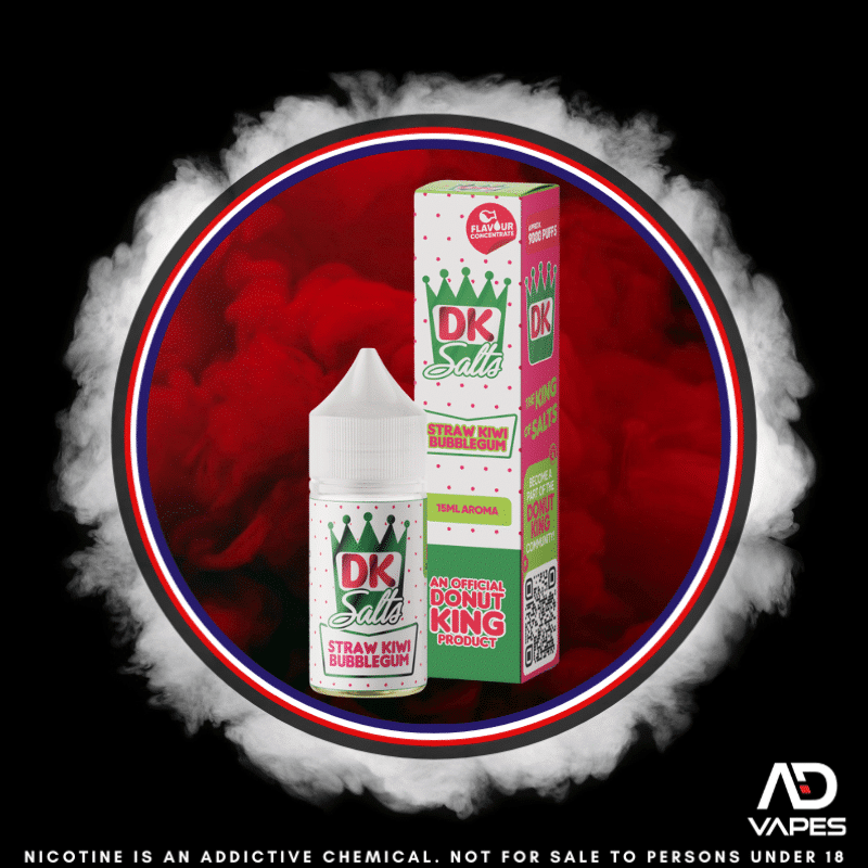 Donut King Straw Kiwi Bubblegum 30ml Flavour Shot
