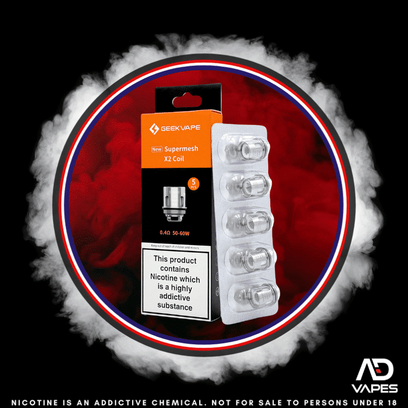 GeekVape Supermesh X2 Coils 0.4 ohm 5 Pack