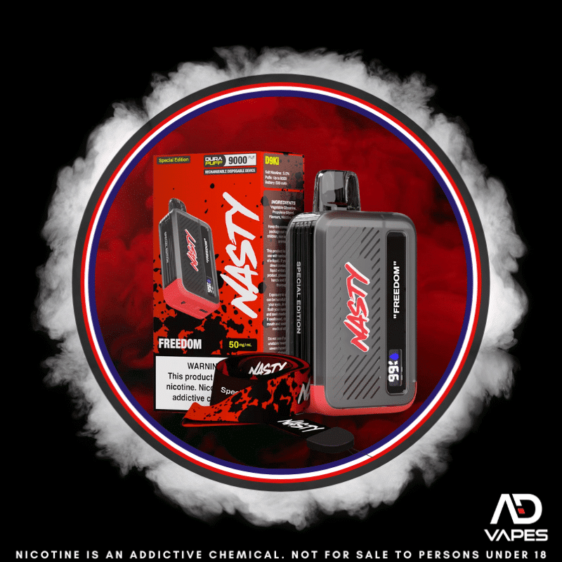 NASTY Bar 9000 50mg Freedom - Cherry Grape Plum Limited Edition