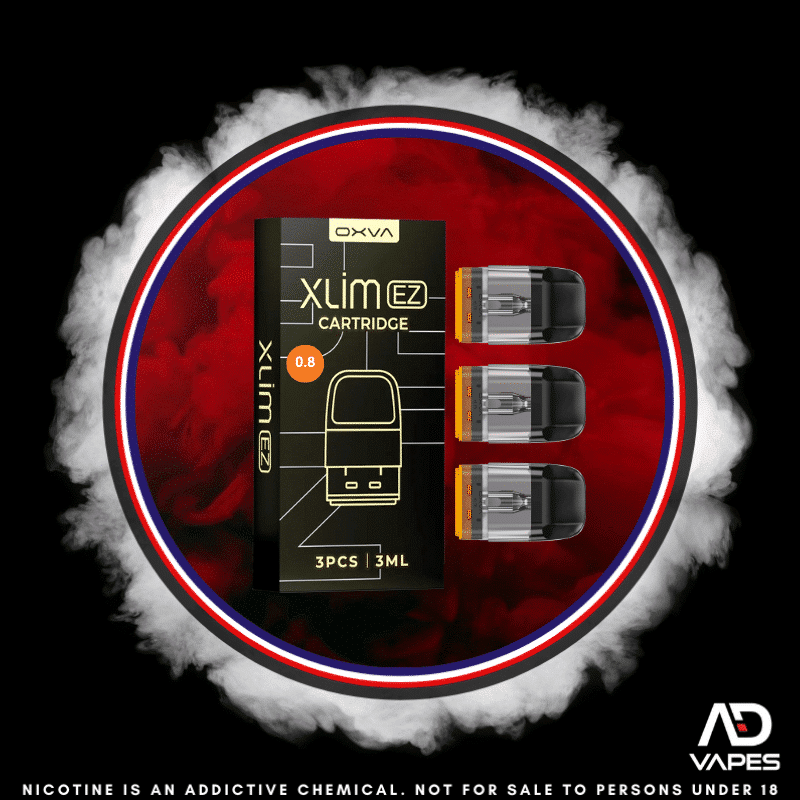 OXVA Xlim EZ Replacement Cartridges 0.8 3ml 3 Pack