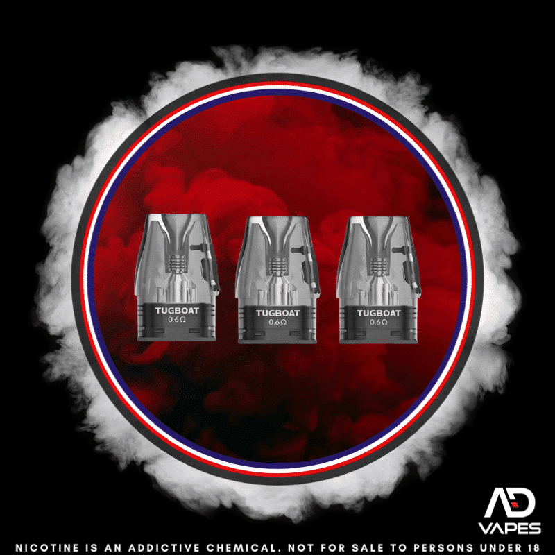 OneCloud Tugboat Replacement Pod 0.6 2ml 3 Pack