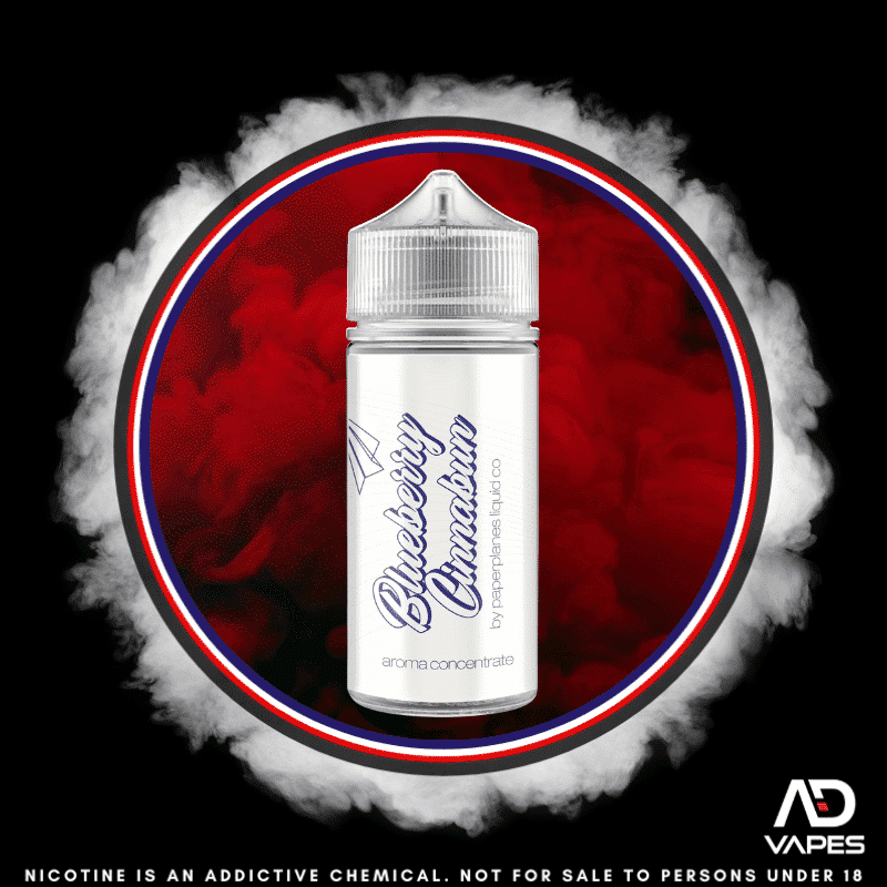 Paper Planes Blueberry Cinnabun 120ml Flavour Shot