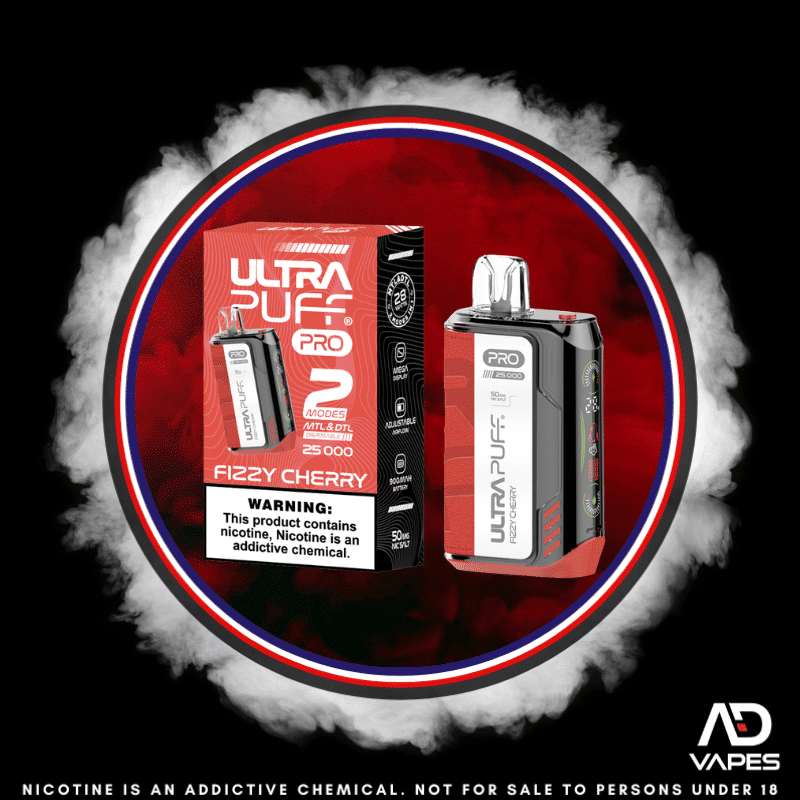 Ultra Puff Pro 25K 50mg Fizzy Cherry