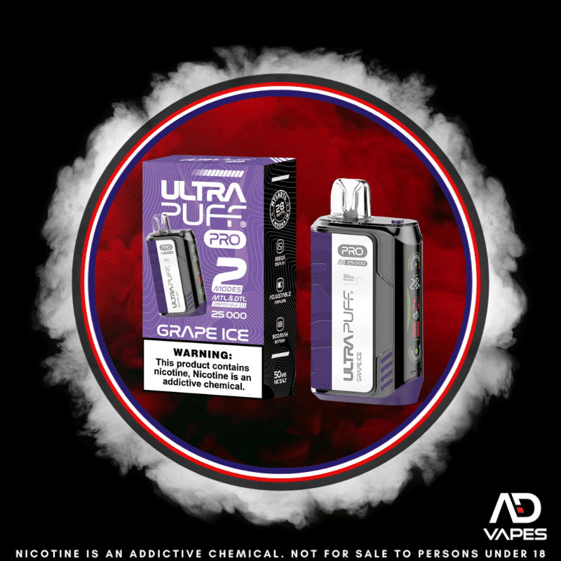 Ultra Puff Pro 25K 50mg Grape Ice