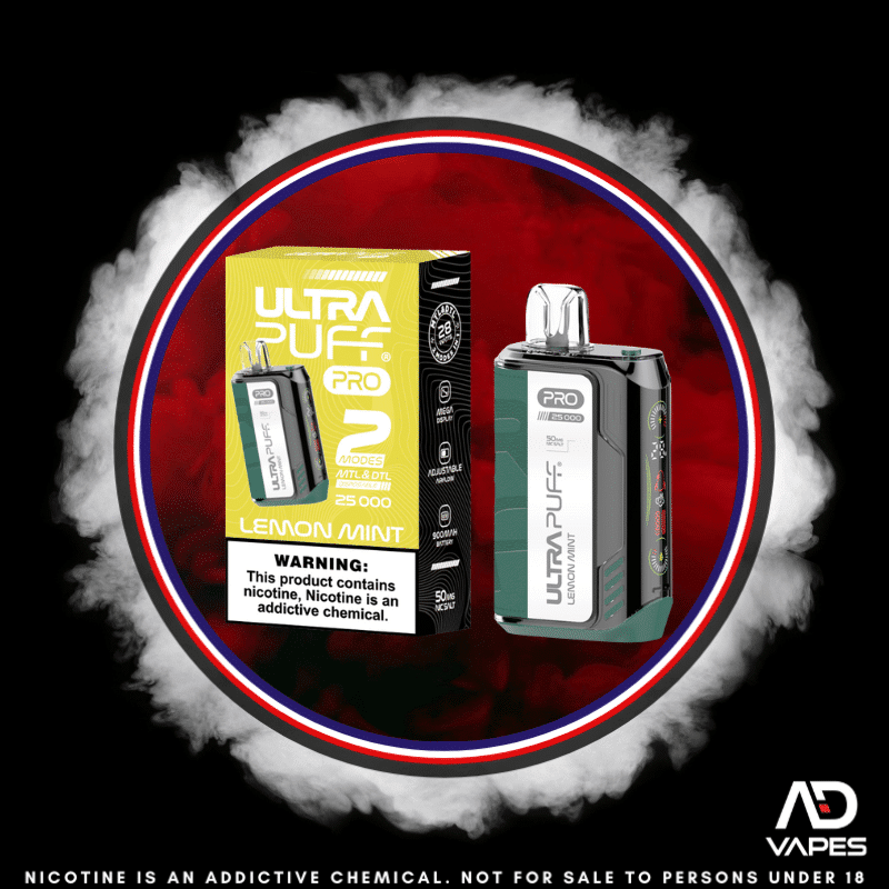 Ultra Puff Pro 25K 50mg Lemon Mint