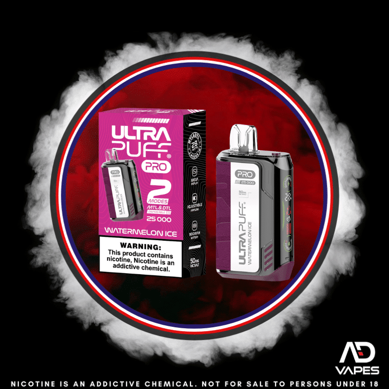 Ultra Puff Pro 25K 50mg Watermelon Ice