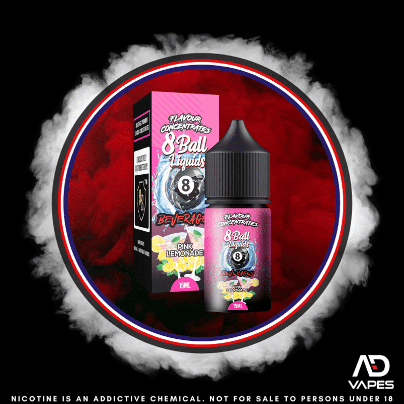 Vape Republic 8Ball Beverages Pink Lemonade 30ml Flavour Shot