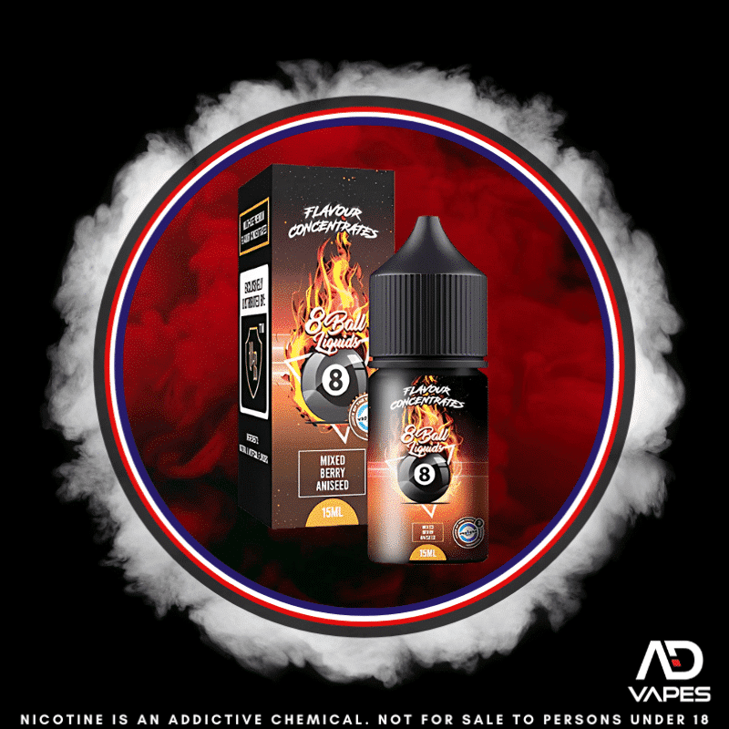 Vape Republic 8Ball Mixed Berry Aniseed 30ml Flavour Shot