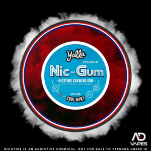 Yalla nicotine gum 2mg cool mint 40 pack