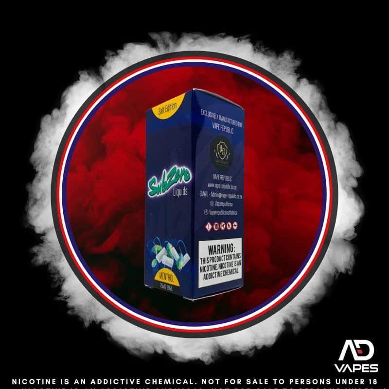 Vape Republic Sub Zero 25mg 30ml