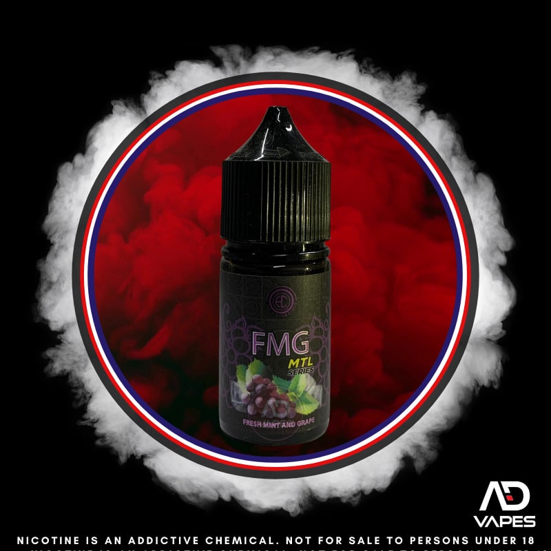 The Hidden Cloud FMG Fresh Mint And Grape 12mg 30ml