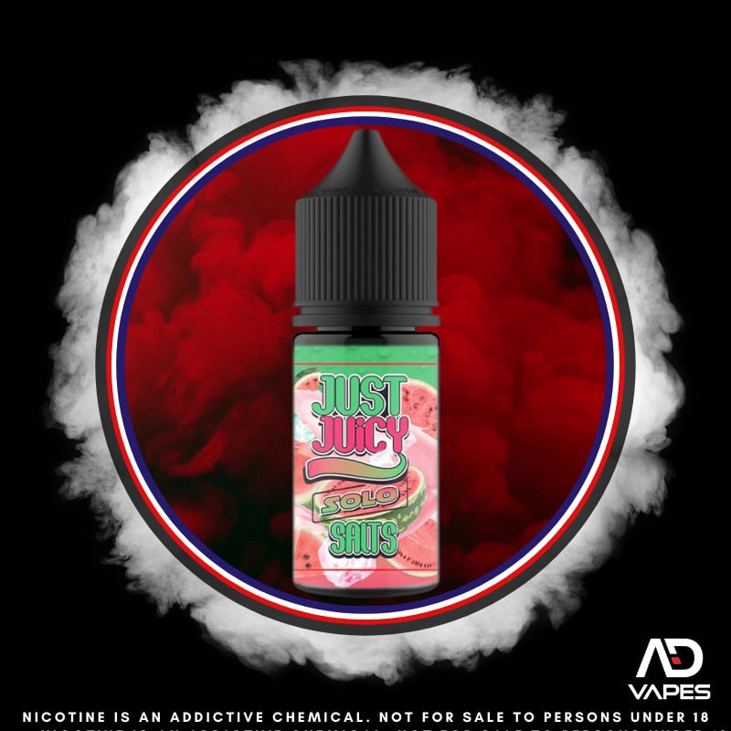 The Hidden Cloud Just Juicy Solo Juicy Watermelon 25mg 30ml