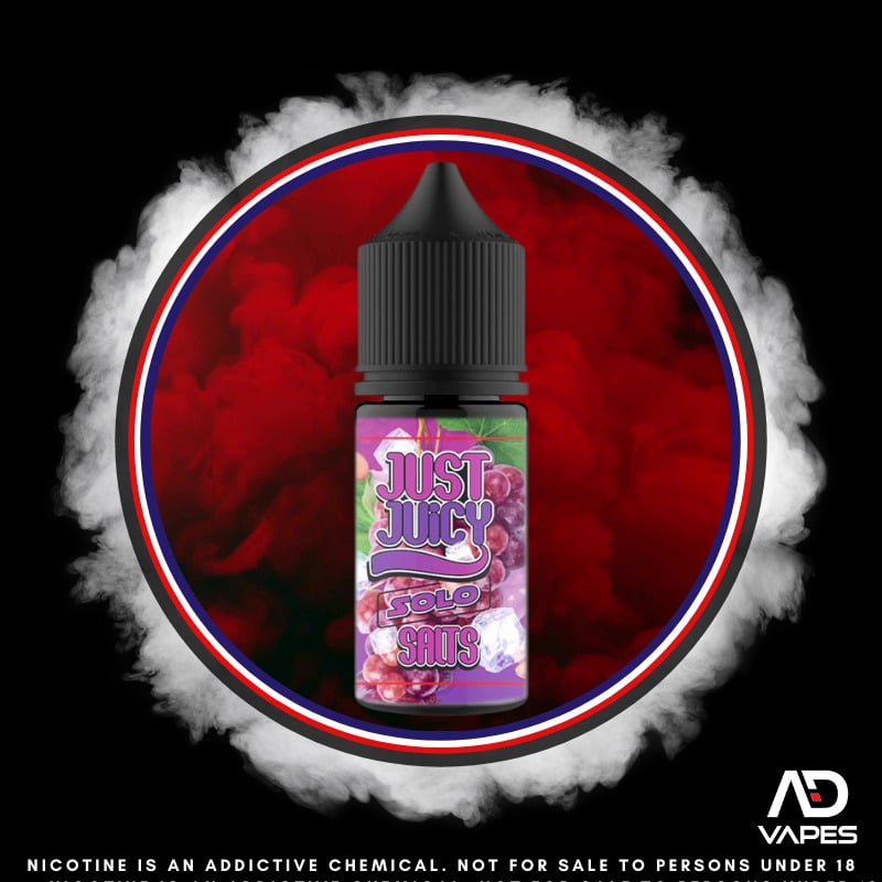 The hidden cloud just juicy solo purple grape 25mg 30ml