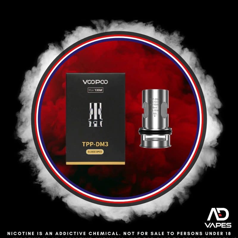 VooPoo TPP DM-3 0.15 Coils 3 Pack