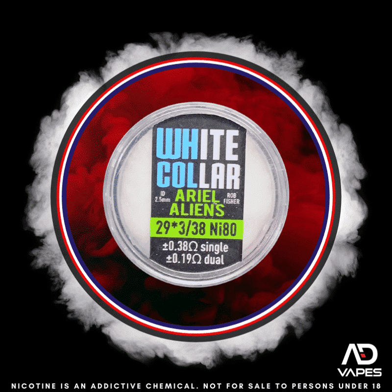 White Collar Green Ariel Aliens 29*3/38 Ni80 2.5mm