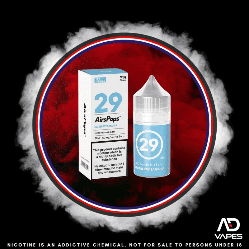 Airscream AirsPops 313 Blueberry Sangria 40mg 30ml
