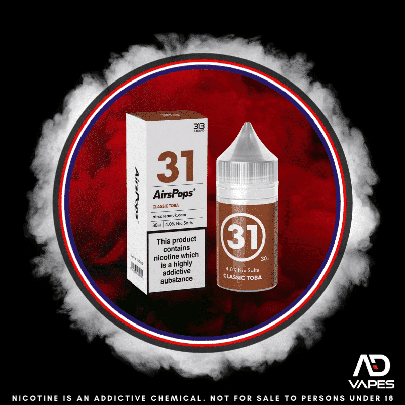 Airscream AirsPops 313 Classic Toba 40mg 30ml